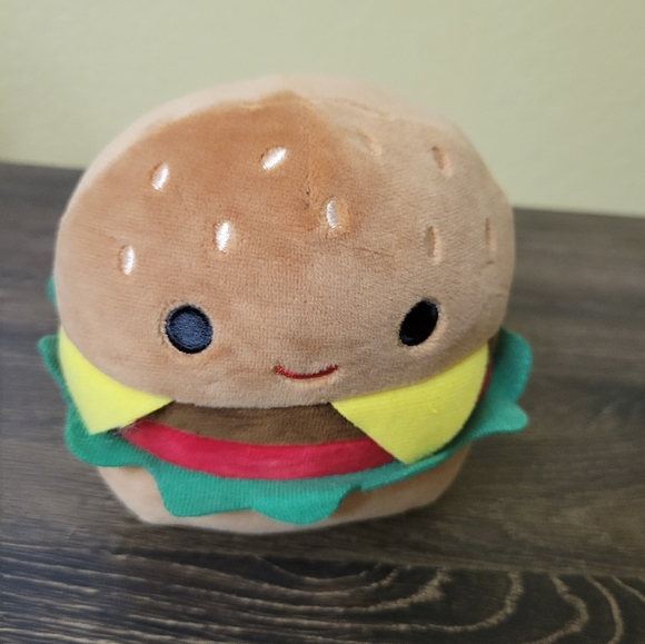 Squishmallows Toys 25 Burger Squishmallow Nwot Carl Food 5 Inch New